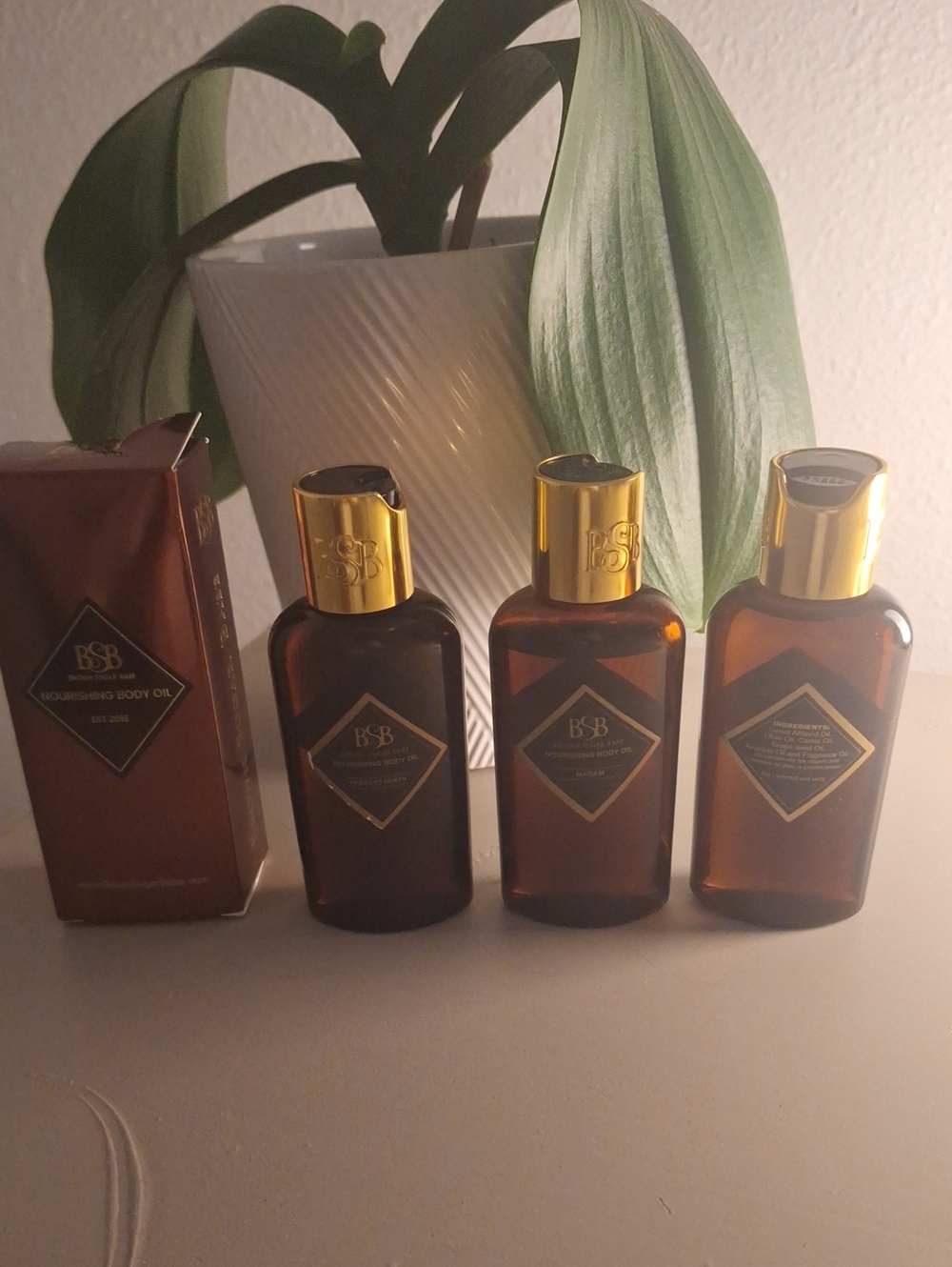 BSB Nourishing Body Oil — Brown & Gold Hydrating Oil